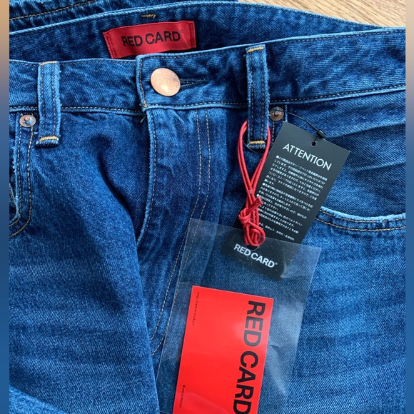 NWT Red Card Ghost Straight Leg Dark Wash Jean - size 28 - Picture 3 of 5